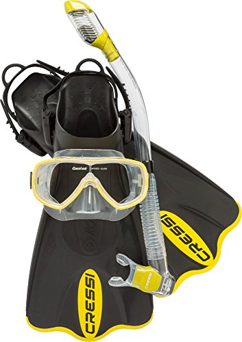 Cressi Palau SAF Set, Yellow, M/L