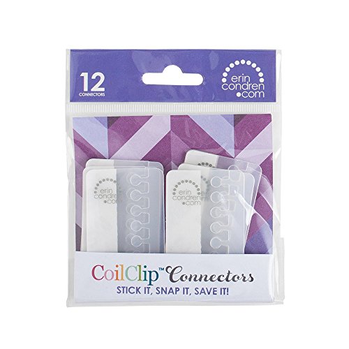 Erin Condren 2' Coil Clip Connectors, Clear (Acc-Coil)