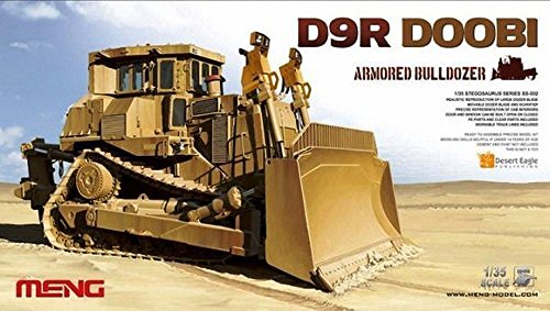 MENG 1:35 Scale D9R Armoured Bulldozer Model Kit (Multi-Colour)