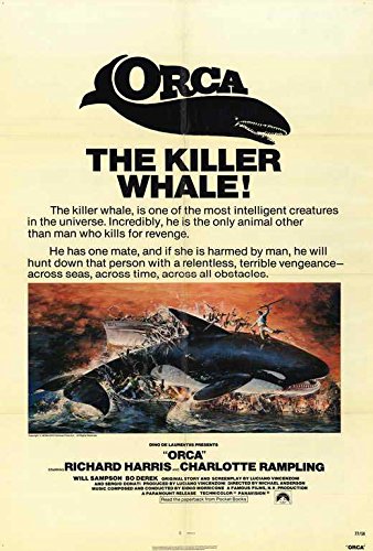 Orca Poster Movie (27 x 40 Inches - 69cm x 102cm) (1977)