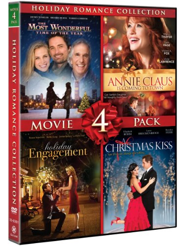Holiday Romance Collection Movie 4 Pack (A Christmas Kiss, Holiday Engagement, The Most Wonderful Time Of The Year, Annie Claus Is Coming To Town)