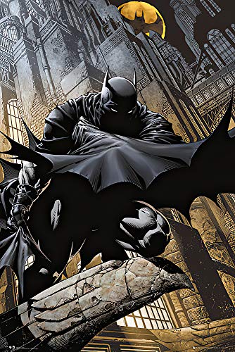 POSTER STOP ONLINE Batman - DC Comics Poster/Print (Stalker/Crouching On Gargoyle) (Size 24' x 36')