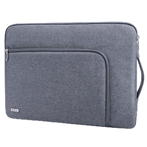 KCY Laptop Sleeve 11.6 12 Inch, Waterproof Slim Laptop Case Bag with Handle Compatible with Surface Pro 9 8 7/Laptop Go 2 3, MacBook Air 11/12, 11-12 Inch HP Asus Samsung Chromebook,Grey