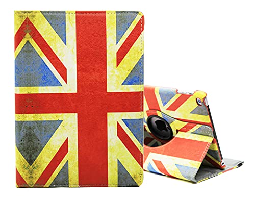 iPad 9.7 / iPad 6 / iPad 5 / iPad Air 2 / iPad Air Case - USA/UK Flag 360 Degree Rotating Smart Leather Cover w/Stand Auto Wake/Sleep for iPad 6th / 5th Gen, iPad Air 1/2 (IPAD 9.7 INCH, UK Flag)