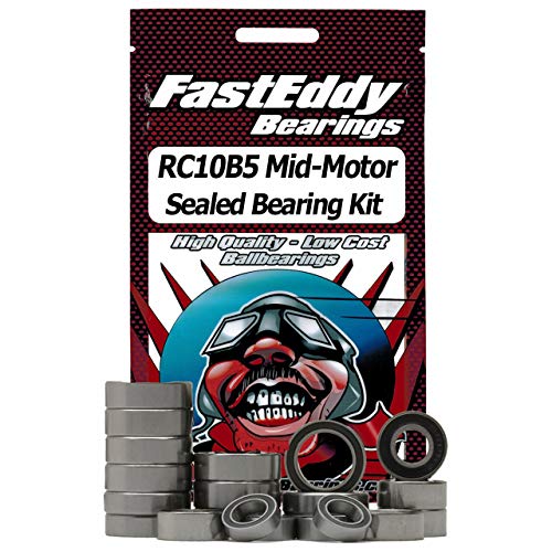 FastEddy Bearings Compatible with Team Associated RC10 B5M Mid-Motor Factory Lite Sealed Bearing Kit