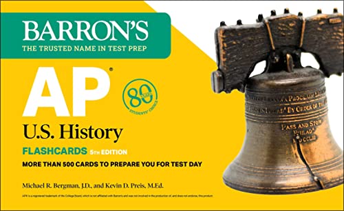 AP U.S. History Flashcards, Fifth Edition: Up-to-Date Review (Barron's AP Prep)