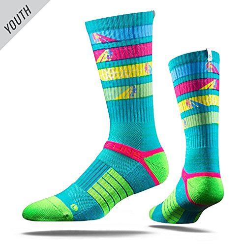 Strideline UV Ray Youth/Ladies Strapped Fit Crew Socks
