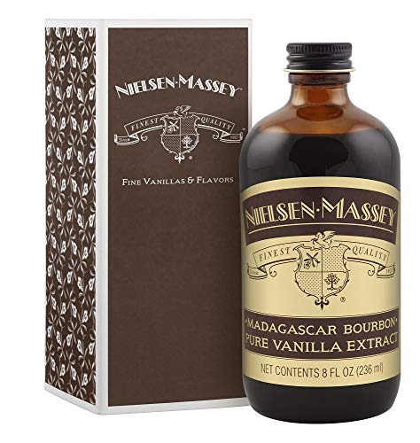 Nielsen-Massey Madagascar Bourbon Pure Vanilla Extract for Baking and Cooking, 8 Ounce Bottle