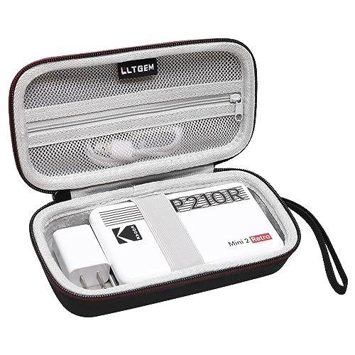 LTGEM Hard Carrying Case for KODAK Mini 2 Retro/Zink Kodak Mini 2 HD/Polaroid Hi-Print Portable Photo Printer