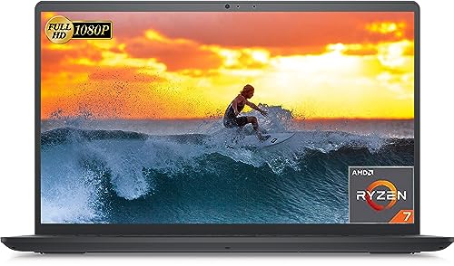Dell 2023 Newest Inspiron 3525 Laptop, 15.6' FHD Display, AMD Ryzen 7 5825U Processor (Up to 4.5GHz), 64GB DDR4 RAM, 1TB SSD, AMD Radeon Graphics, Wi-Fi, Anti-Glare, USB Type-A&C, Windows 11 Home