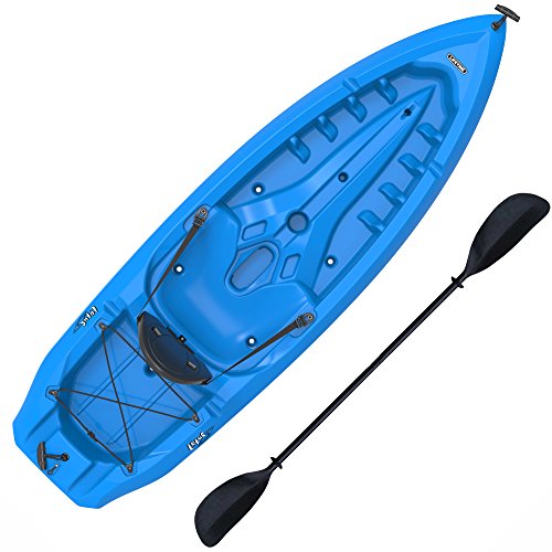 Lifetime Lotus Sit-on-Top Kayak with Paddle, Blue, 8'