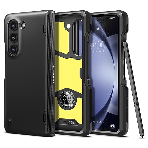 Spigen Slim Armor Pro Pen Edition [Hinge Protection] Designed for Galaxy Z Fold 5 Case (2023) - Black