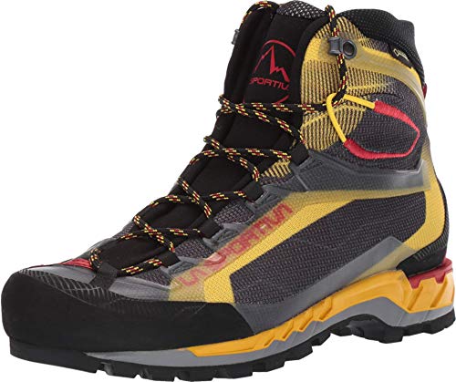 La Sportiva Mens Trango Tech GTX Mountaineering/Hiking Boots, Black/Yellow, 9.5