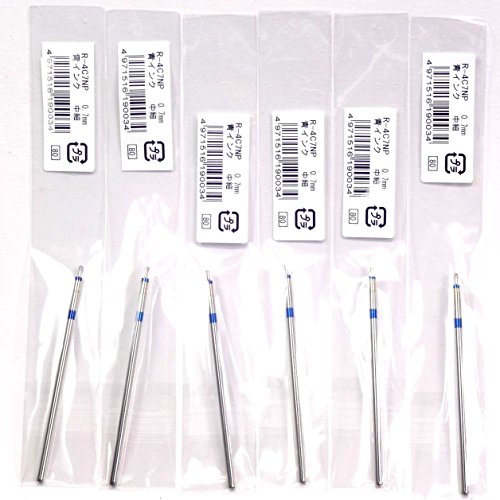 Ohto 0.7mm Blue Oil-based Ink Refill (R-4C7NP), for Ohto Multi-function Ballpoint Pen, MULTI-Smart 4, × 6 Packs/total 6 pcs (Japan Import) [Komainu-Dou Original Package]