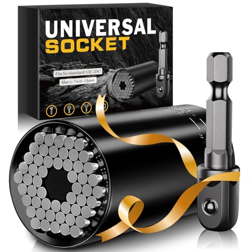 Fathers Day Dad Gifts from Daughter Son Wife,Super Universal Socket Tools Gifts for Dad Father Husband Grandpa Step Dad- Birthday Gifts for Men Dad Him, Cool Stuff Gadgets Present Ideas Gifts for Dad