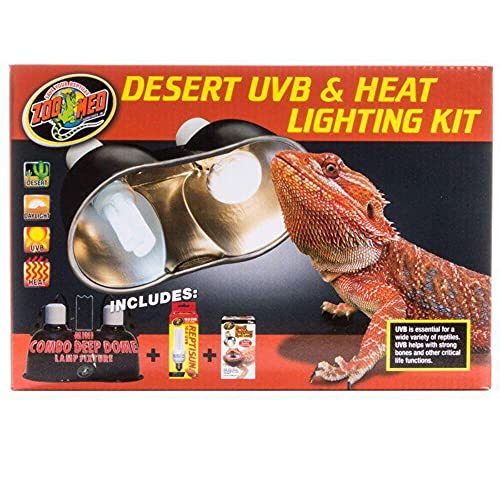 Zoo Med Desert UVB & Heat Lighting Dual Kit