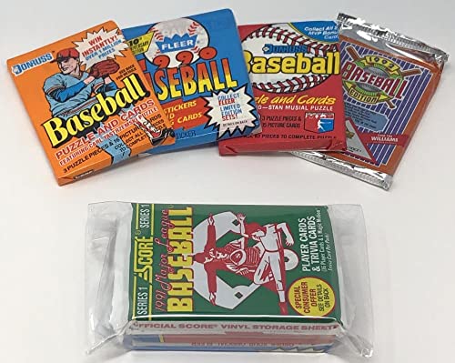 GREAT LOT OF OLD UNOPENED BASEBALL CARDS IN PACKS Look for Hall-of-Famers Such As Cal Ripken, Ken Griffey Jr, Nolan Ryan, Frank Thomas, Don Mattingly , Wade Boggs, George Brett & Tony Gwynn