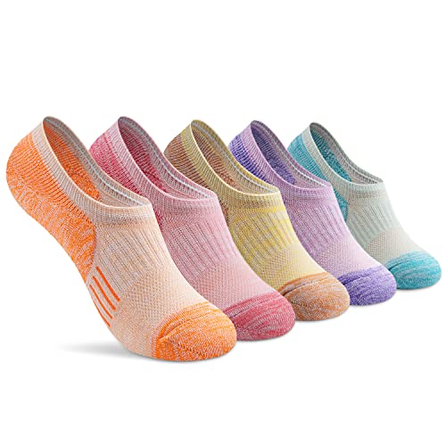 Gonii Womens No Show Socks Athletic Ankle Socks Cushioned Running Low Cut 5-8 Pairs