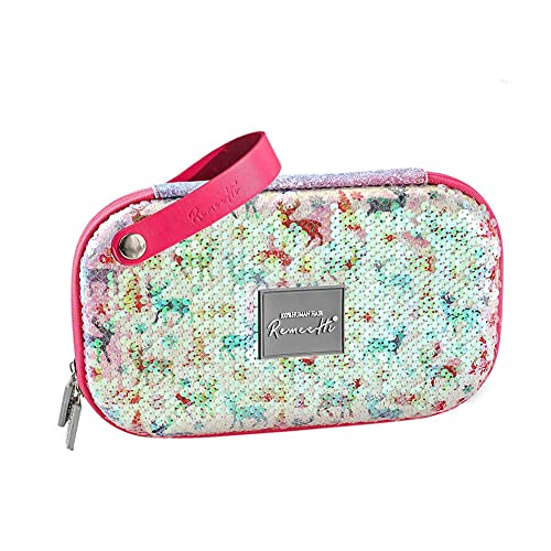 RemeeHi Hair Lace Wig Travel Bag Storage Case,Hair Wig Hair Tools Hairdressing Bag, Hair Stylist Cosmetic Organizer with Accessory Pockets Large G110