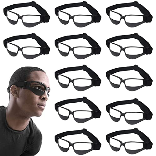 Liberty Imports Pack of 12 Basketball Dribbling Glasses No Look Eye Goggles Dribble Specs Team Training Aid Sports Equipment