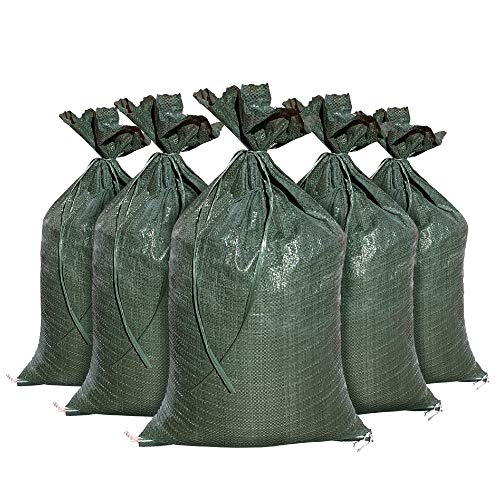 Sandbaggy - Heavy Duty Sandbags for Flooding - Size: 14' x 26', Great for Flood Water Barrier, Tent Sandbags, and Storage - Durable Sand Bags for Heavy Use (10 Bags)