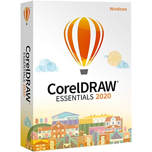 CorelDRAW Essentials 2020 | Graphic Design, Vector Illustration, Page Layout Software for Creative Hobbyists and DIY’ers | Calendars, Cards, Social Media Images and More [PC Disc] [Old Version]
