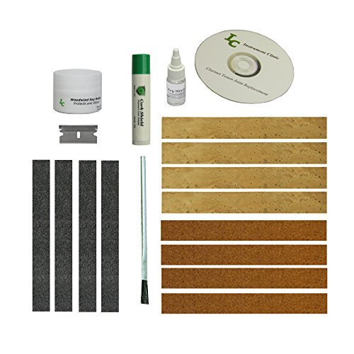 Clarinet Joint Cork Kit, Complete, Synthetic Cork, with Maintenance Items! (Adhesive not included due to shipping regulations)