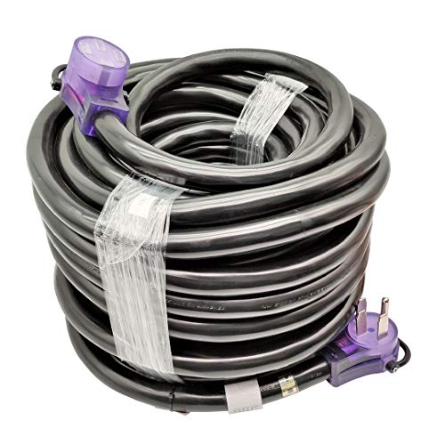 Parkworld 60110 RV/EV 50A Extension Cord, NEMA 14-50 Extension Cord, 14-50P to 14-50R (100FT)