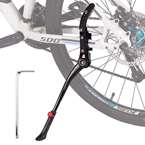 Totonia Bike Kickstand - Adjustable Bike Kickstand fits Most 24' - 29' Mountain Bike Aluminium Alloy Rear Mount Bike Kickstand