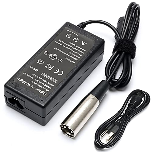 New Upgrade Scooter Dirt Bike Charger for Razor SX500 MX500 MX650 Mcgrath RSF650,Crazy-Carts XL, Dirt Quad 500 ATV DXT Electric Drift Trike Scooter Battery Charger with 24V 3-Pin Male XLR Power Supply