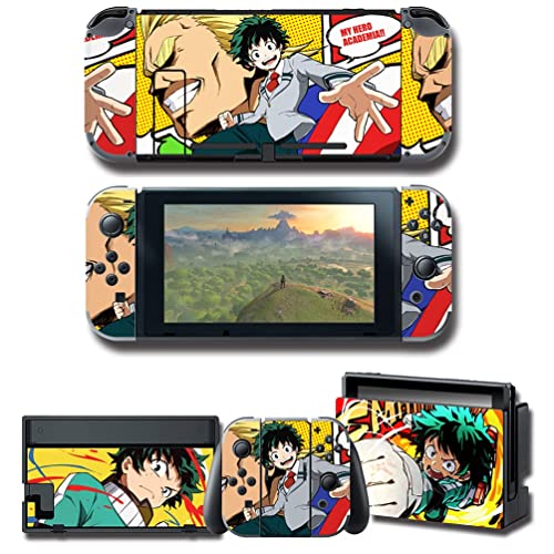 Skins Decal & Stickers Decals Cover for Nintendo Switch, Decals Wrap Cover Full Set Protection Faceplate Console Joy-Con Dock