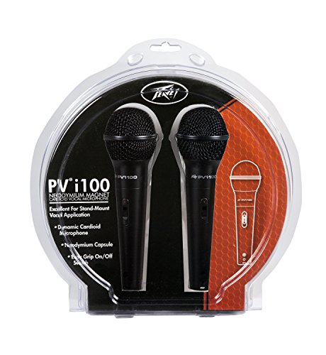 Peavey Pvi 100 - 2-Pack Dynamic Cardiod Microphones