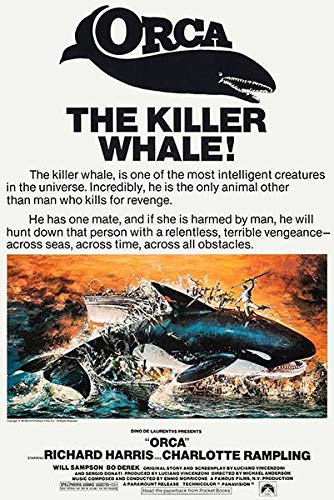 Orca The Killer Whale! - 1977 - Movie Poster