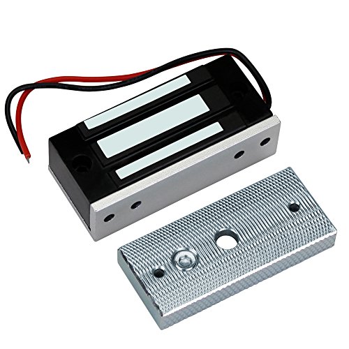 HFeng Electric 60KG Magnetic Lock DC12V Mini Electromagnetic Lock Cabinet Door Access Control System kit 130lbs Holding Force