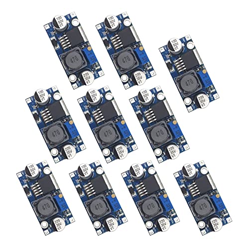 Valefod 10 Pack DC to DC High Efficiency Voltage Regulator 3.2-35V to 1.25-30V Buck Converter DIY Power Supply Step-Down Module