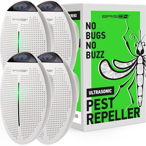 BRISON Ultrasonic Pest Repeller Indoor Pest Repellent Plug in Device - Pest Control for Home Office Hotel Warehouse