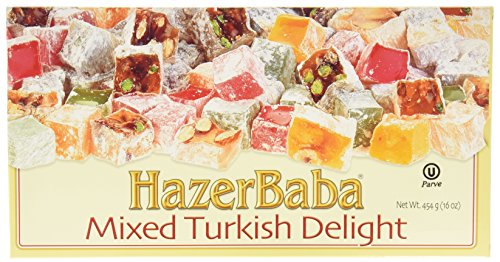 SweetGourmet Hazer Baba Mixed Turkish Delight, 16oz