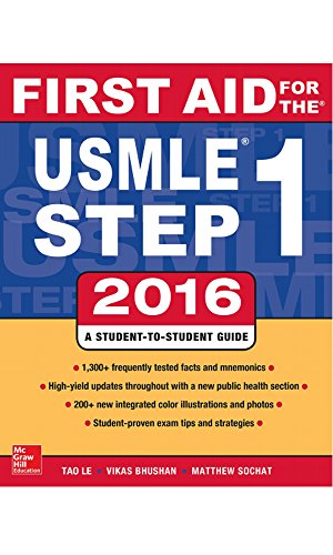 First Aid for the Usmle Step 1, 2016