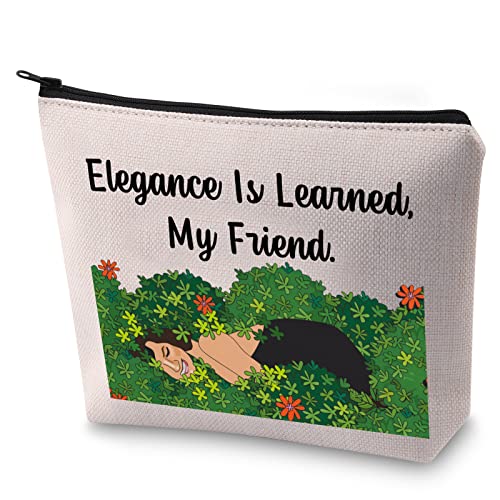 BLUPARK RHONY Inspired Gift Elegance Is Learned Makeup Bag Real Housewives Gift (Elegance Is Learned)