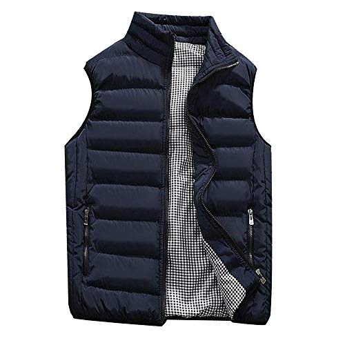 LISTHA Padded Cotton Vest Mens Winter Hooded Coat Sleeveless Jacket Thick Warm