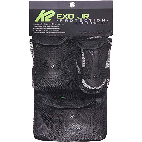 K2 Unisex's EXO JR PAD Set Protector, Black-Green, S