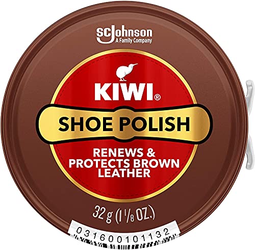 KIWI Shoe Polish, Brown 1.125 oz. (Pack of 1)