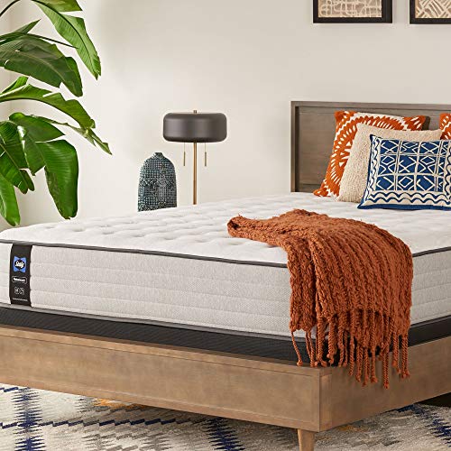 Sealy Posturepedic 12' Spring Tight Top Mattress with Cooling Air Gel Foam, Firm Spring Mattress with Targeted Body Support, King