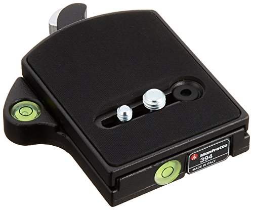 Manfrotto 394 RC4 Low Profile Rectangular Rapid Connect Adapter with 410PL Plate -Black