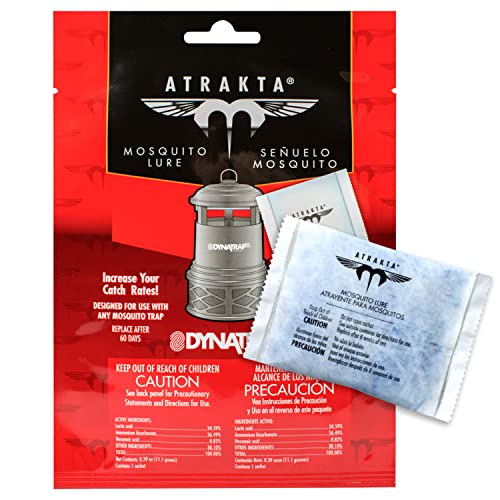 DynaTrap 100611 Atrakta Mosquito Lure Sachet for Any DynaTrap Insect Trap, Lasts 60 Days, Mosquito Trap Attractant