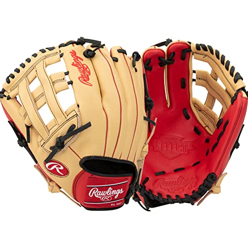 Rawlings Sporting Goods Rawlings Youth Select Exclusive Edition 207 12.25' Baseball (Ss1225sc-6/0) Pro-H Camel/Red 12.25 Left Hand