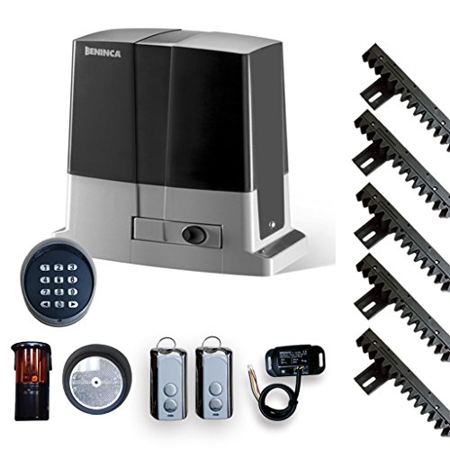 Gate Operator Bull 624R, Receiver,2 Remote Control, 5 Rack, Keypad, Photo Cell