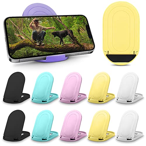 12Pcs Portable Phone Stand for Desk Cute - 4 to 7.9' Portable Tablet Holder Cell Phone Stand for Desk Phone Accessories Foldable Tablet Stand - Cell Phone Tablets Stands Cell Phone Holder Desk