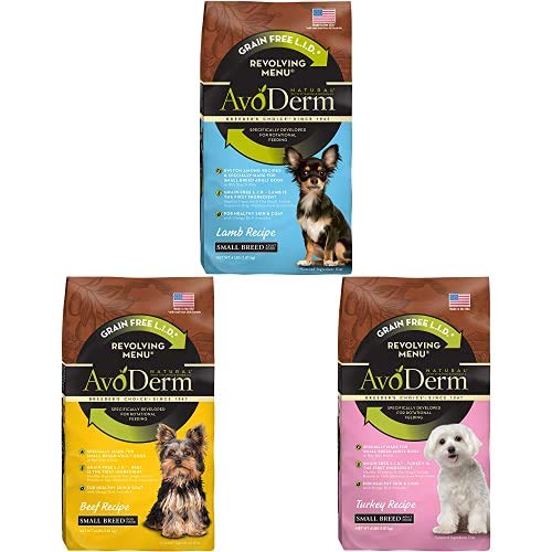 AvoDerm L.I.D. Small Breeder Sensitive Support Dry Dog Food, Healthy Skin And Coat, Trial Size