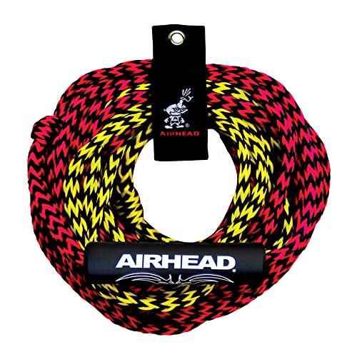 Airhead 2 Section Tow Rope | 1-2 Rider Towable Tubes | 60-Feet | 2,375 Break Strength